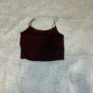 Garage Burgundy Strappy Women's Tank Top